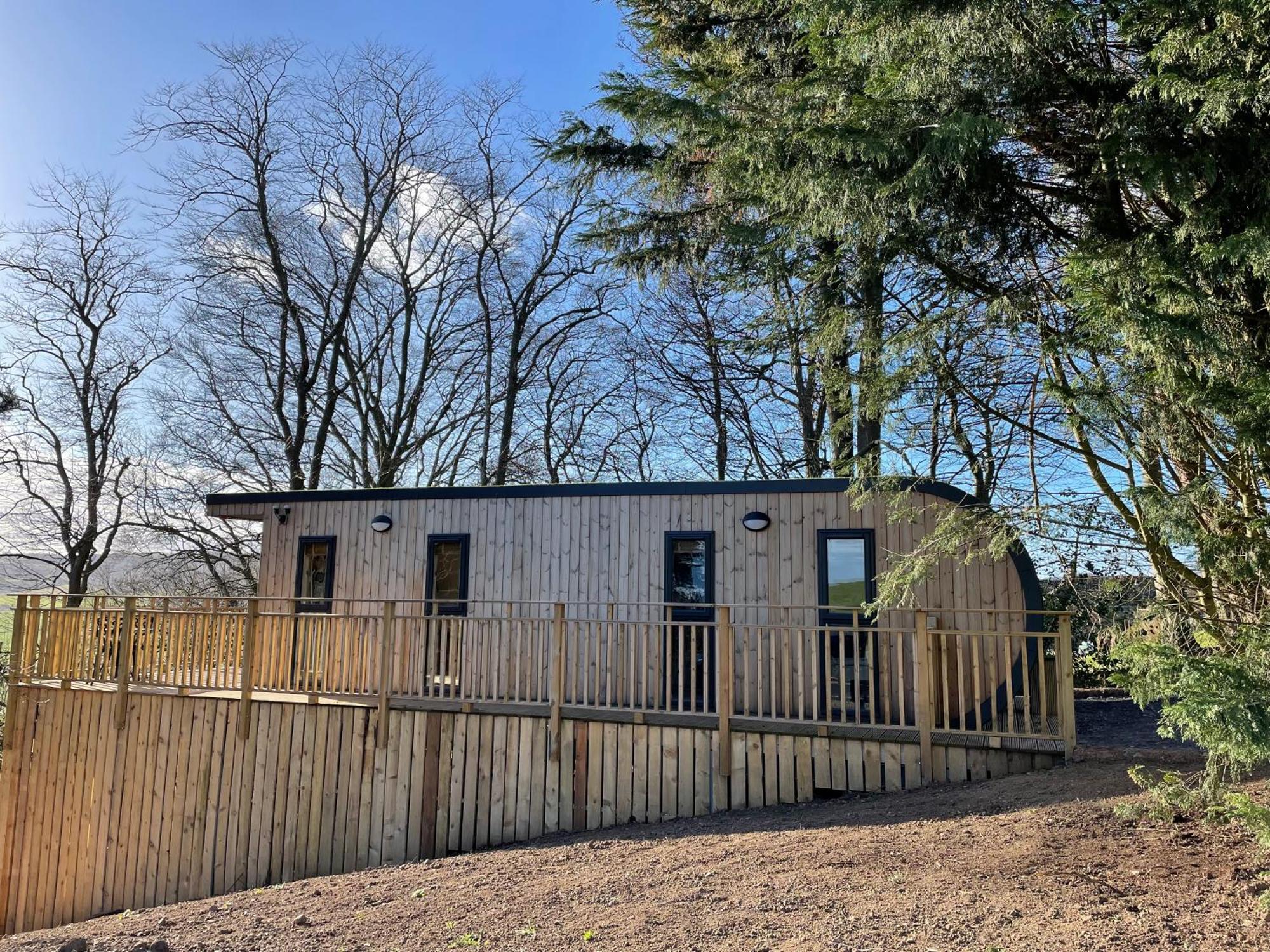 Acorn Lodge With Hot Tub Cupar Extérieur photo